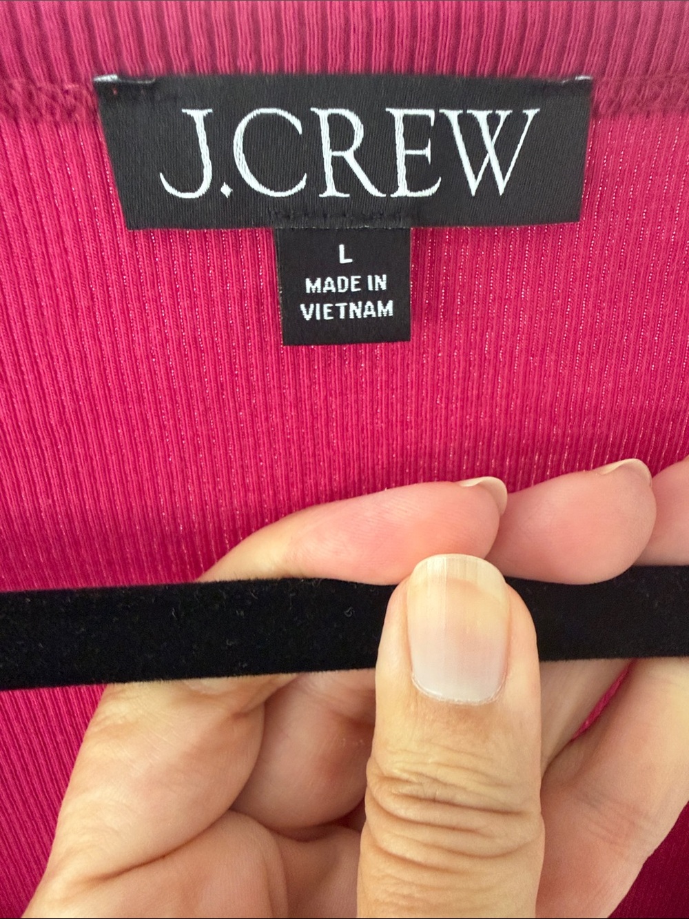 J. Crew Raspberry Button-Front Short Sleeve Top - Picture 4 of 5
